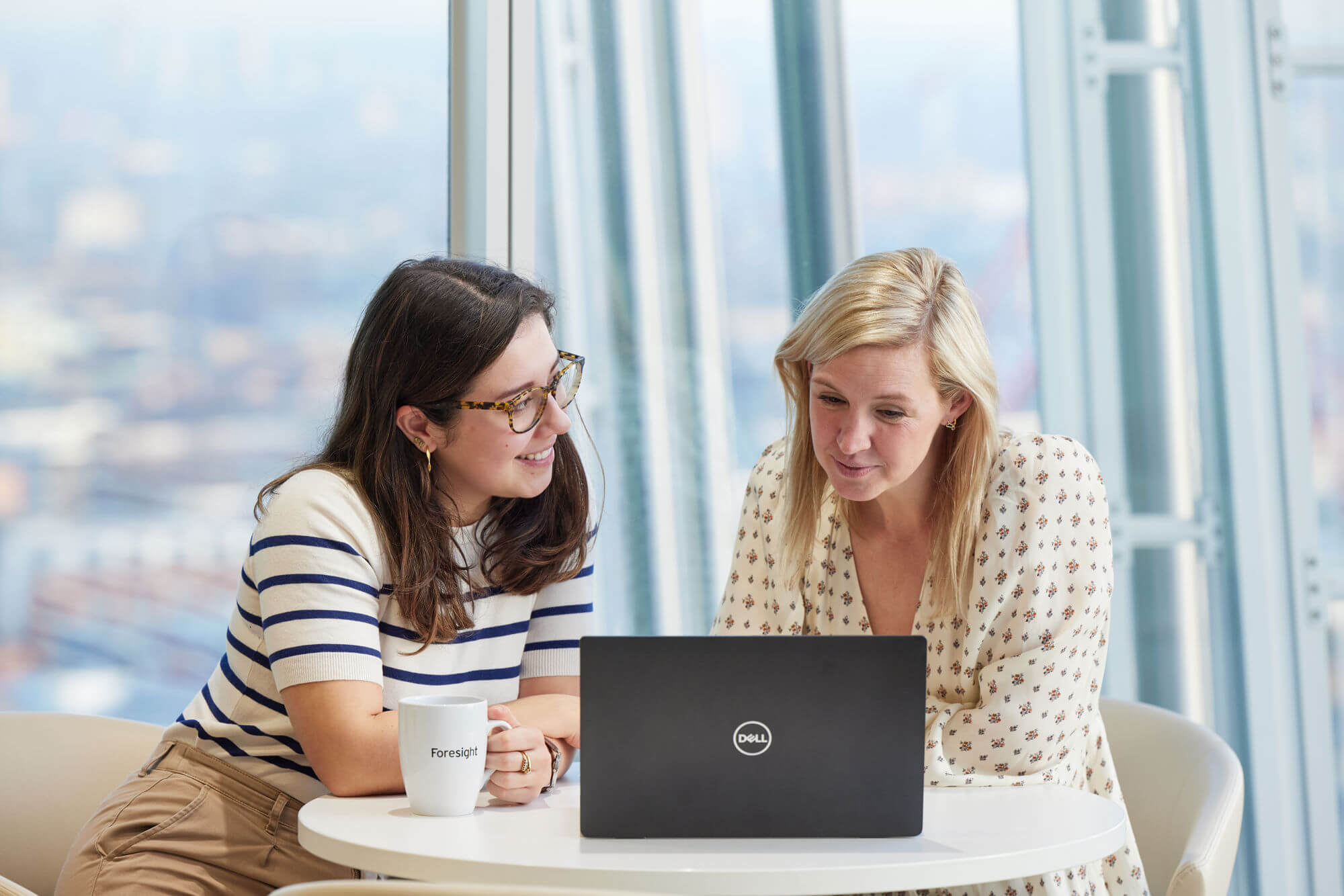 Wind turbines at sunset